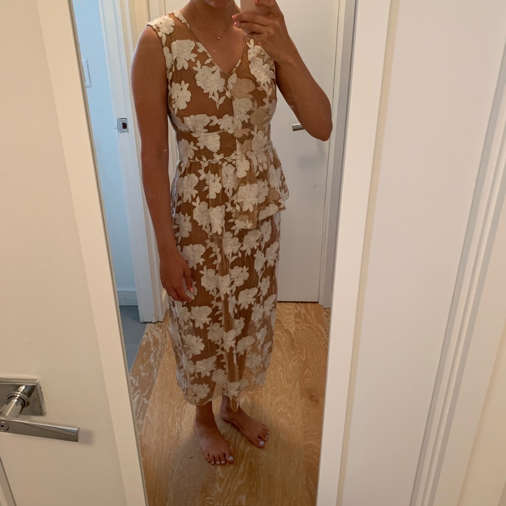 Tracy Reese half peplum dress